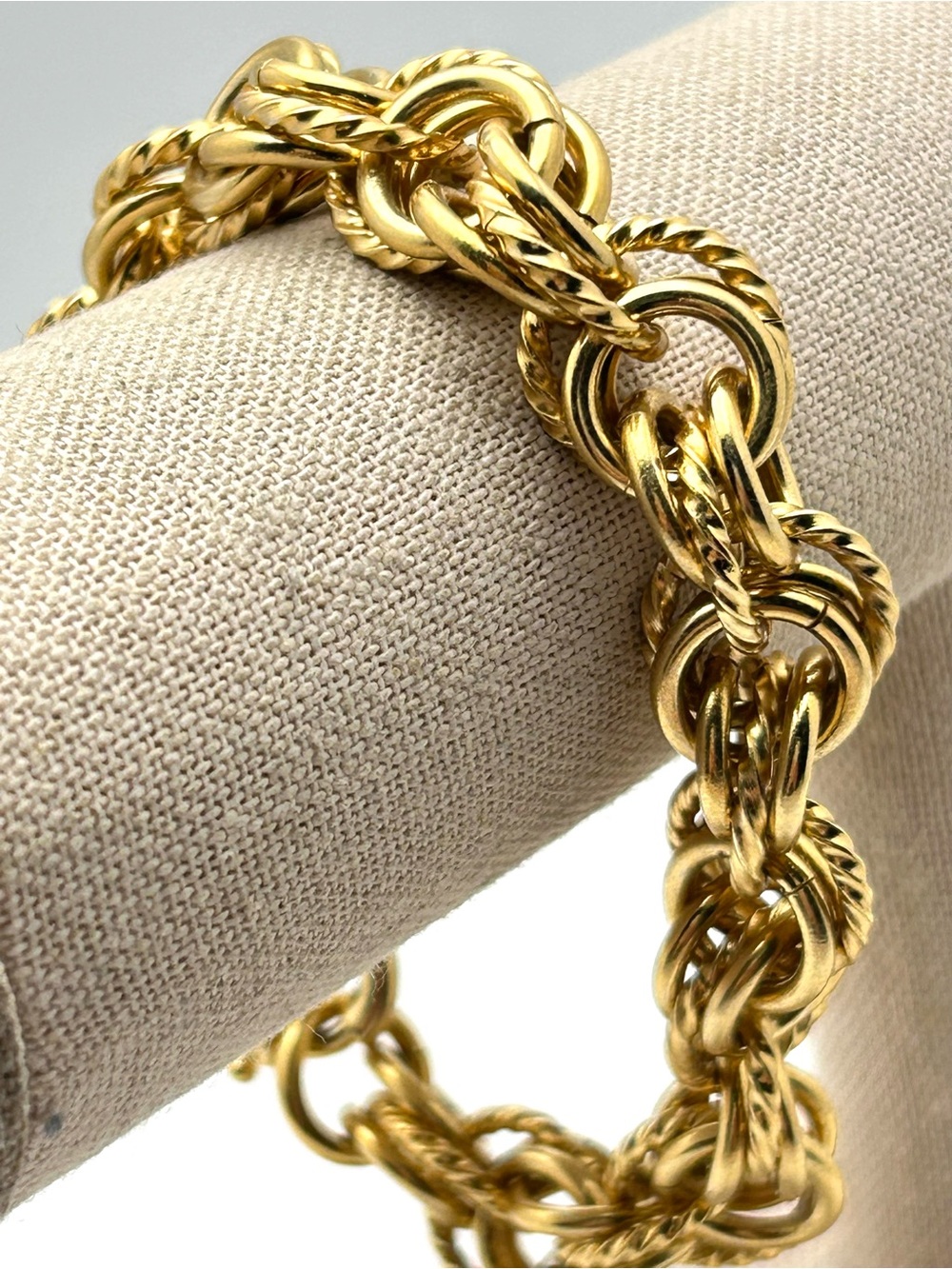 SLC Woven Rings Linked Bracelet